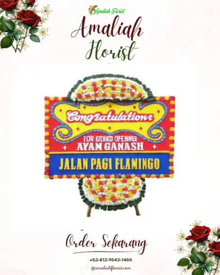 Sewa Papan Bunga Bakarangan