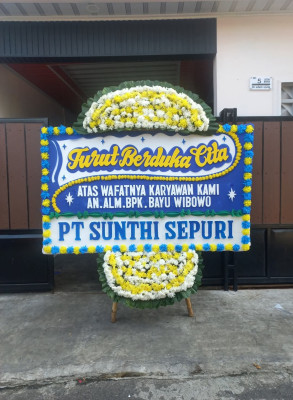 Papan Bunga Duka di Bakarangan