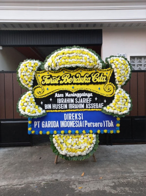 Papan Bunga Duka di Bakarangan